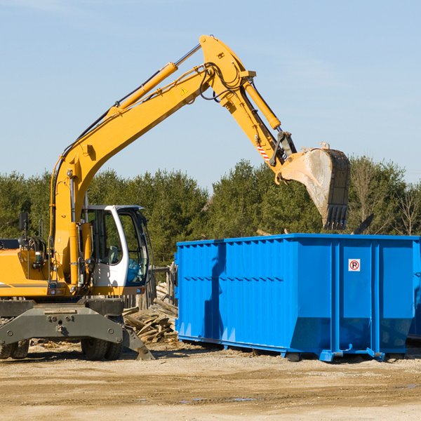 can i choose the location where the residential dumpster will be placed in Poynor Texas